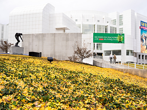 Atlanta offers excellent art museums like the High Museum of Art>